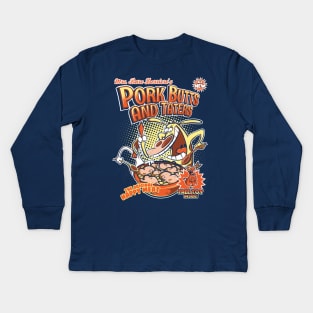 Pork butts and taters Kids Long Sleeve T-Shirt